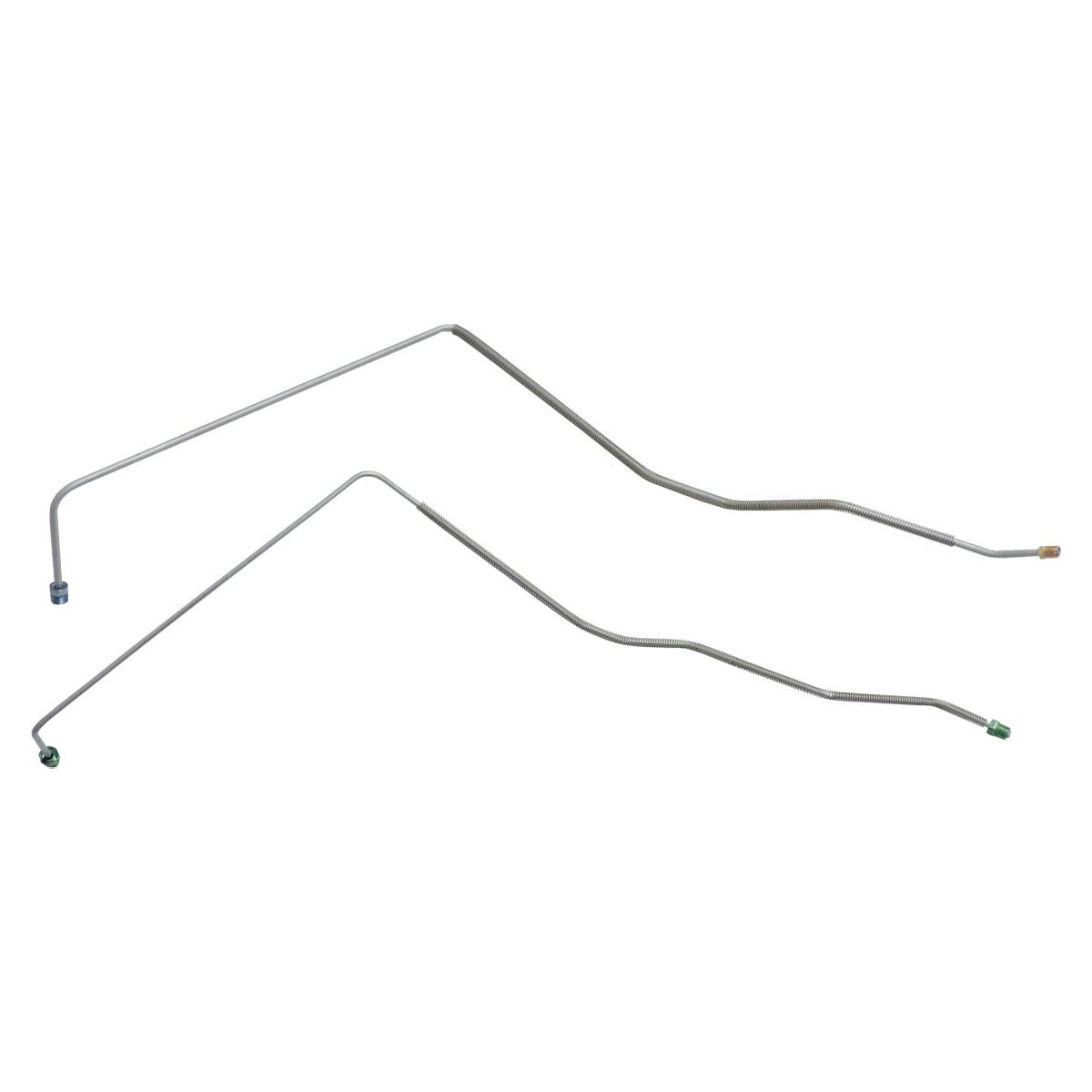 1983-86 Jeep CJ5 7 & 8 Power Drum Or Disc Master Cylinder Brake Lines 2pc, OE Steel