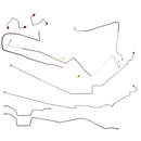 1987-95 Jeep Wrangler YJ Complete Power Brake Line Kit 7pc, OE Steel