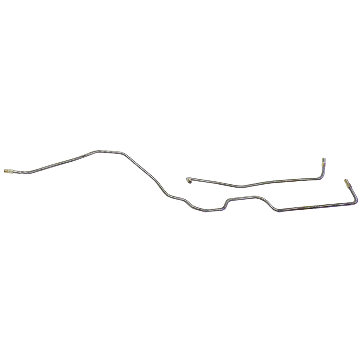 1993-98 Jeep Grand Cherokee ZJ Four-Wheel Disc 3/16" Rear Axle Brake Lines 2pc, OE Steel