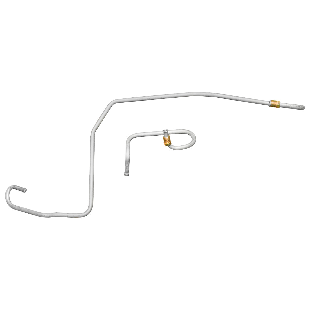1976-79 Jeep CJ-5 CJ-7 304CID 8CYL 2bbl 4bbl Standard Pump 5/16" Pump to Carb Lines 2pc, OE Steel