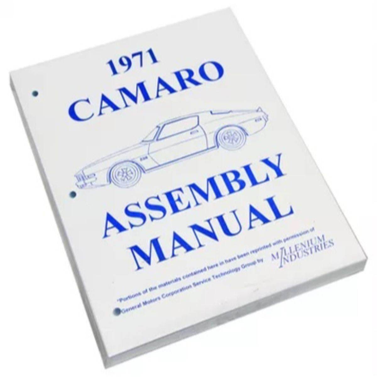 1971 Chevrolet Camaro Factory Assembly Manual