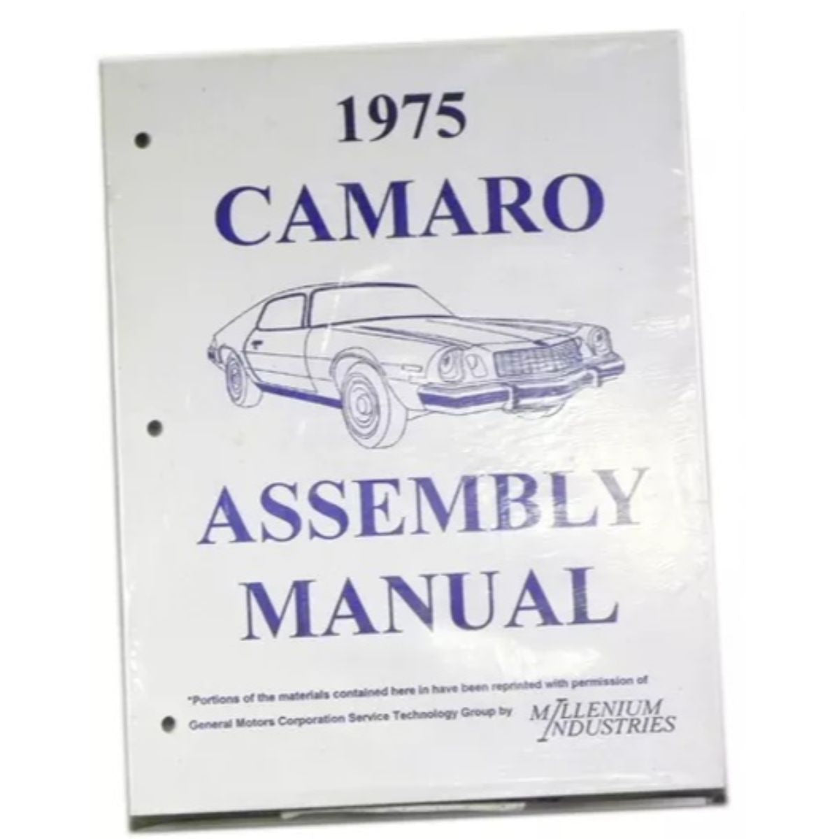 1975 Chevrolet Camaro Factory Assembly Manual