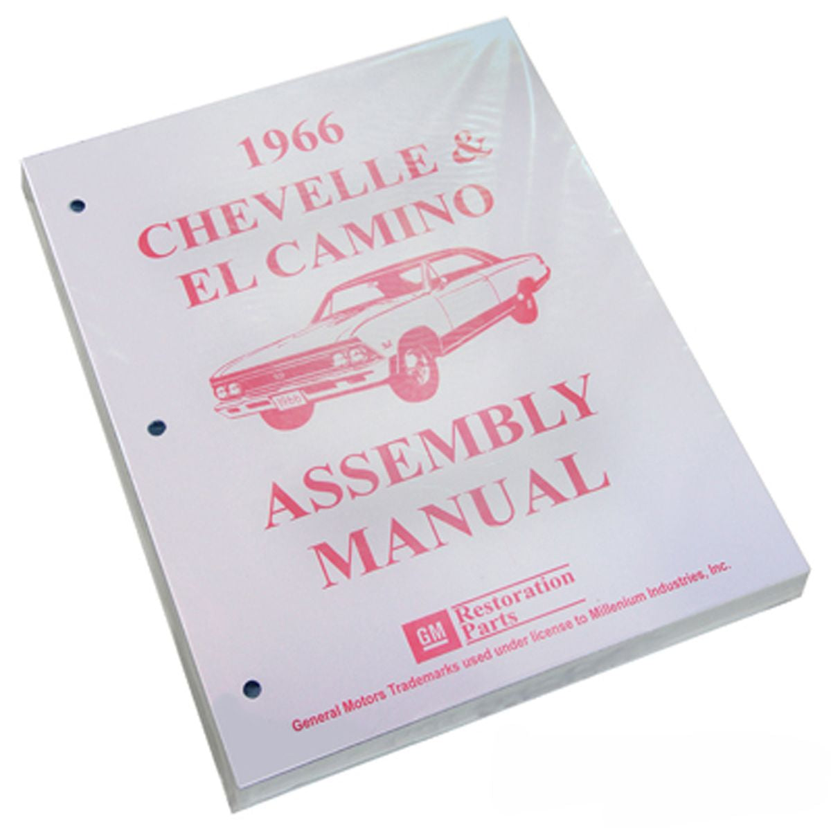 1966 Chevrolet Chevelle El Camino Factory Assembly Manual – Inline