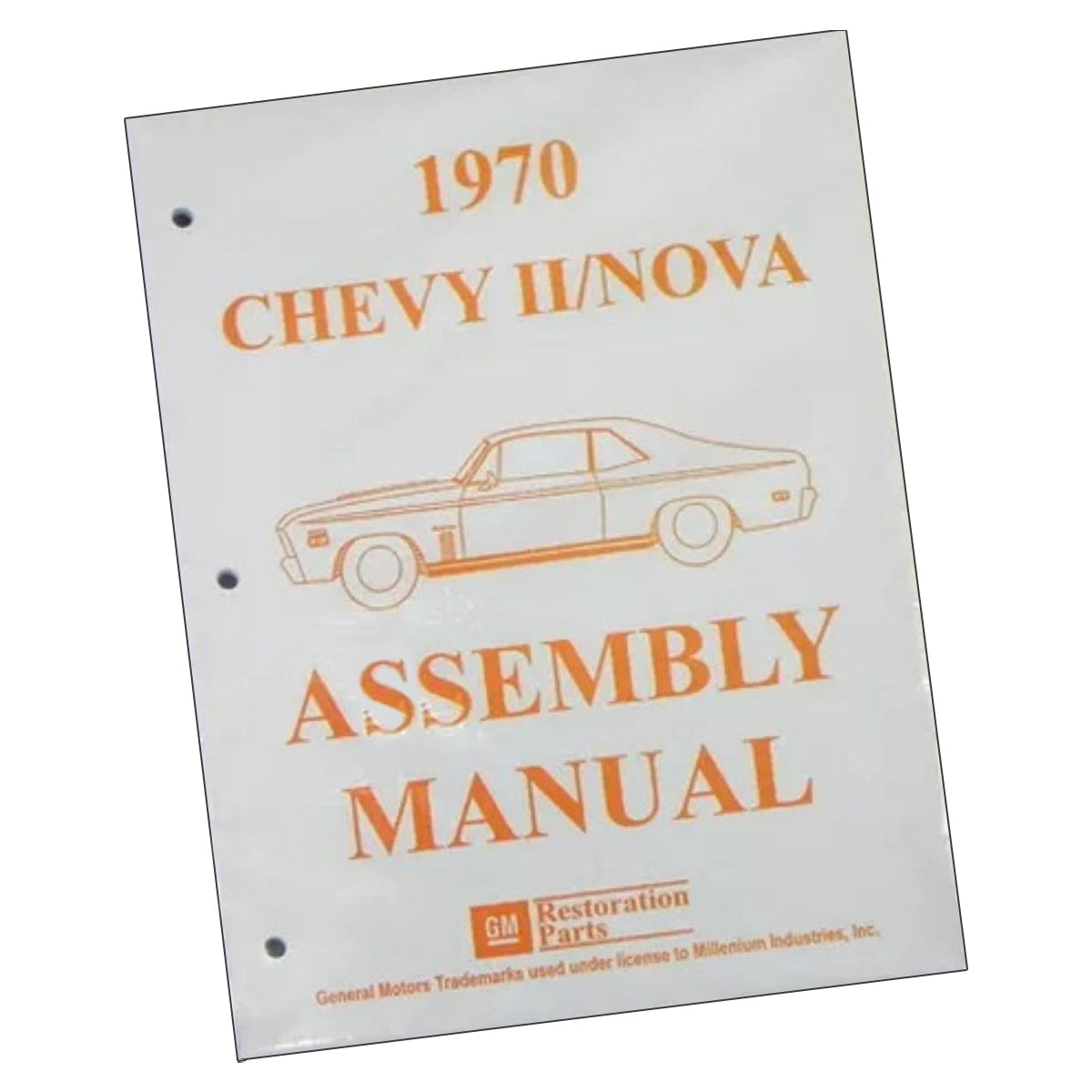 1970 Chevrolet Nova Chevy II Factory Assembly Manual