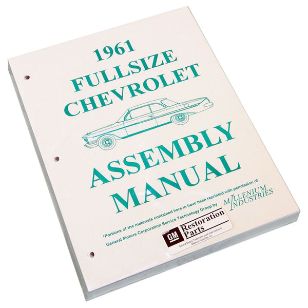 1961 Chevrolet Full Size Car Factory Assembly Manual