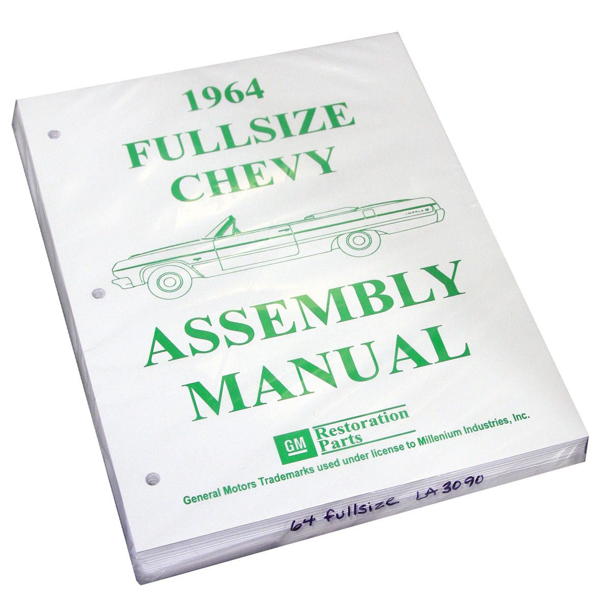 1964 Chevrolet Full Size Car Factory Assembly Manual