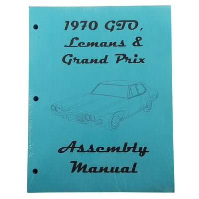 1970 Pontiac Lemans GTO Factory Assembly Manual