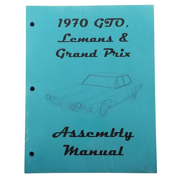 1970 Pontiac Lemans GTO Factory Assembly Manual