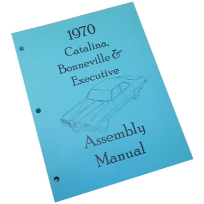1970 Pontiac Catalina Bonneville Factory Assembly Manual