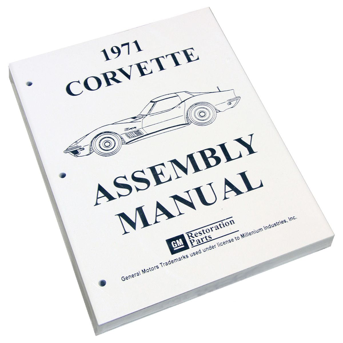1971 Chevrolet Corvette Factory Assembly Manual