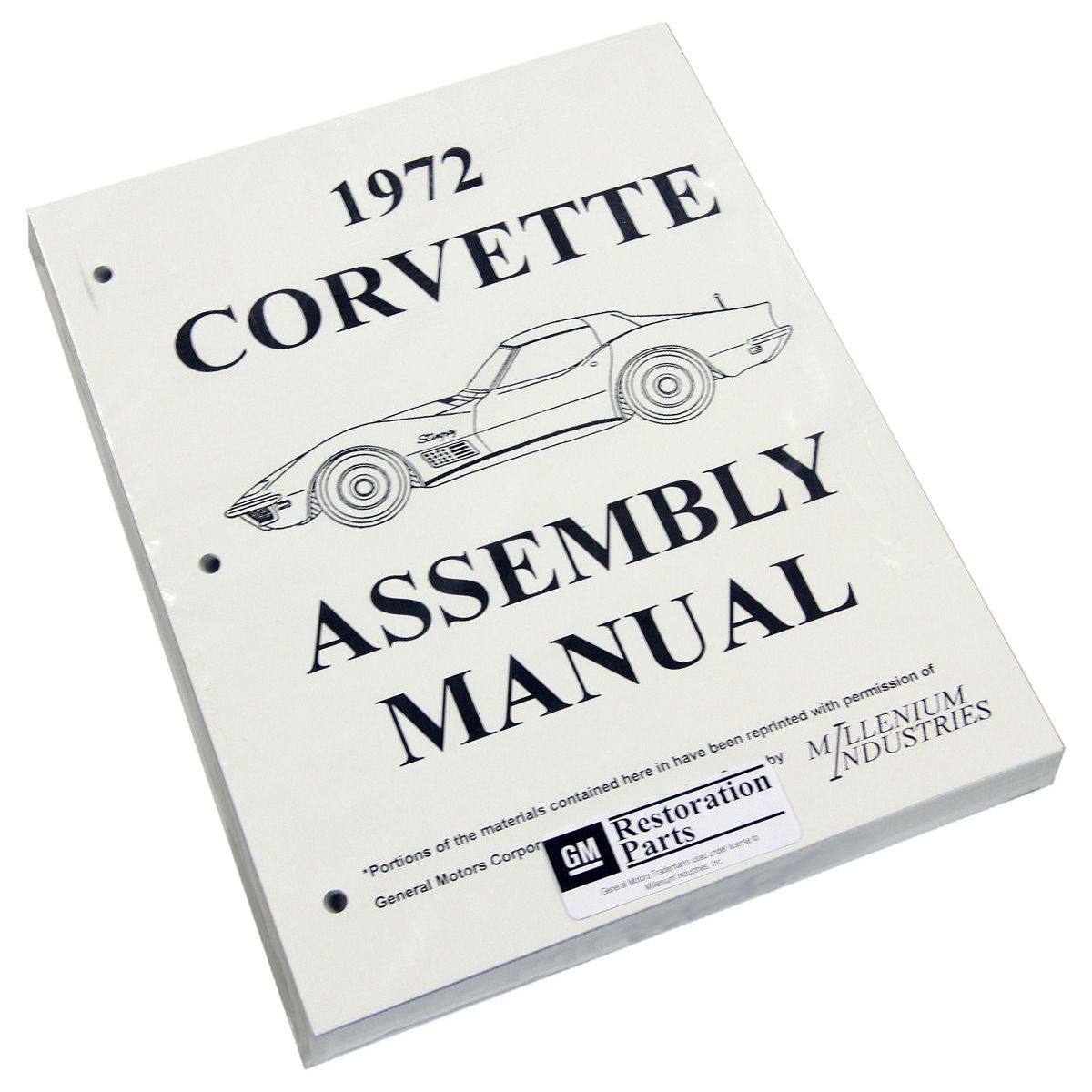 1972 Chevrolet Corvette Factory Assembly Manual