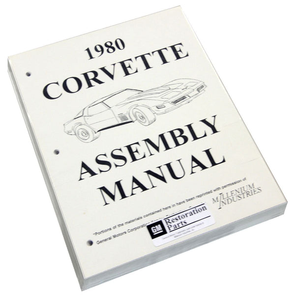 Factory Assembly Manual 1980 Corvette