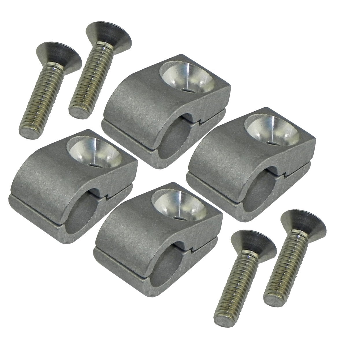 5/16" Billet Line Clamps 4pc