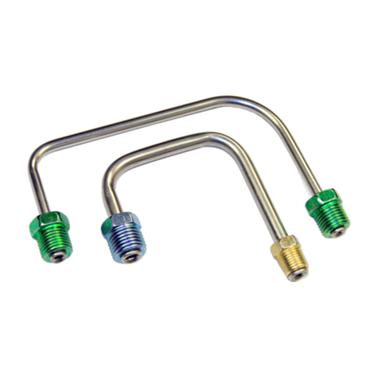 Generic Disc Brake Conversion Master Cylinder to Prop Valve Lines, Tin Steel