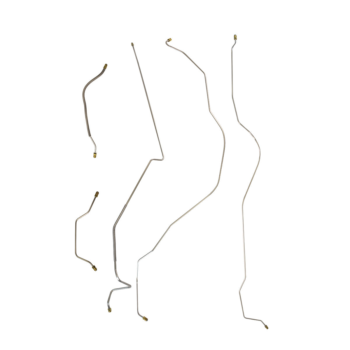 1956 Lincoln Continental Brake Line Kit 4pc, OE Steel