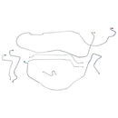 1961-63 Lincoln Complete Brake Line Kit 7pc, OE Steel