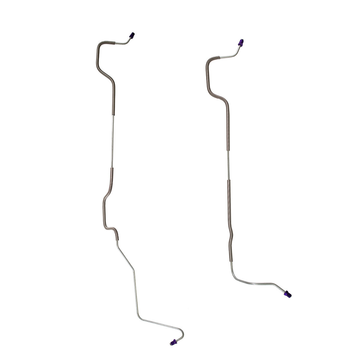 1970-74 Lincoln Mark III Rear Axle Brake Lines 2pc, OE Steel