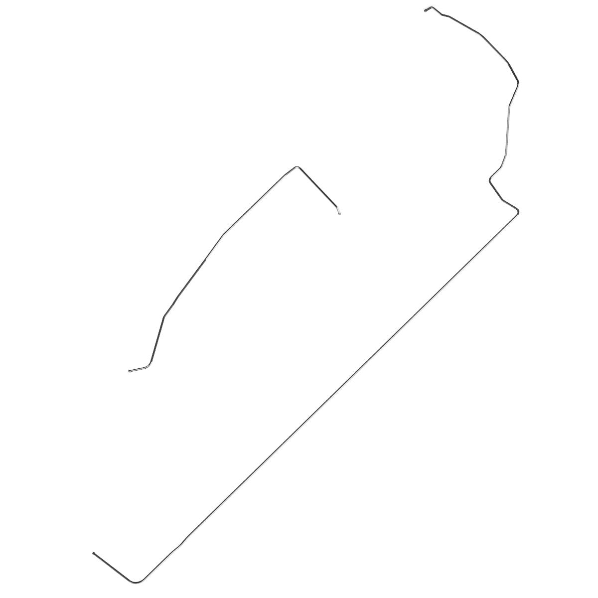1966 Lincoln Continental 3/8" Main Fuel Lines 2pc, OE Steel