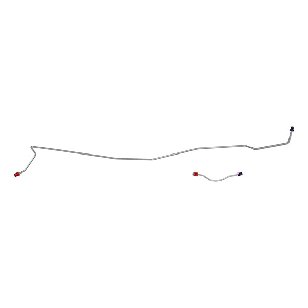 1977-80 Lincoln Versailles Rear Axle Brake Lines 2pc, OE Steel