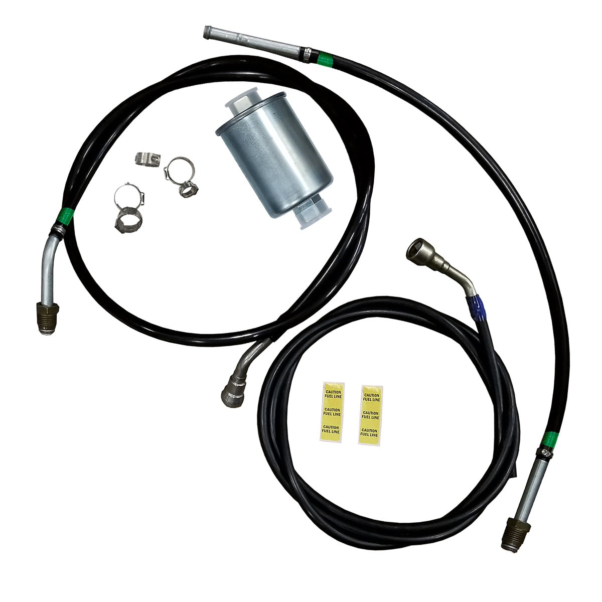 1995-97 Chevrolet GMC Tahoe Yukon Four Door 5.7 Liter Supply & Return Nylon Fuel Line Kit
