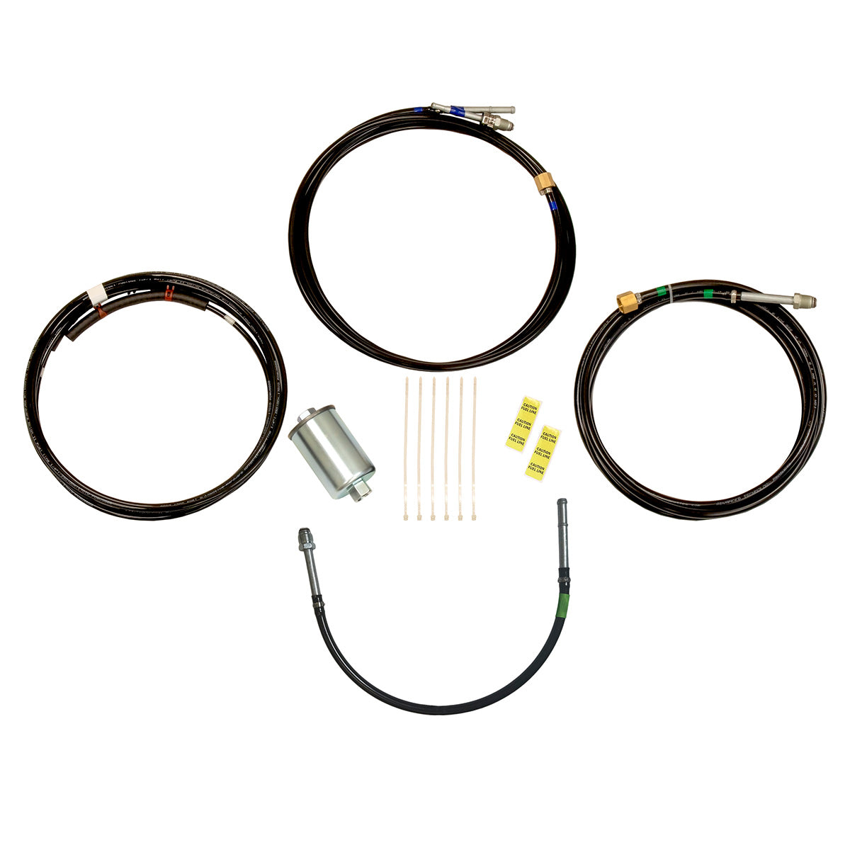 1992-97 Chevrolet GMC Suburban Excludes Diesel Supply Return & Vapor Nylon Fuel Line Kit Tank To Front