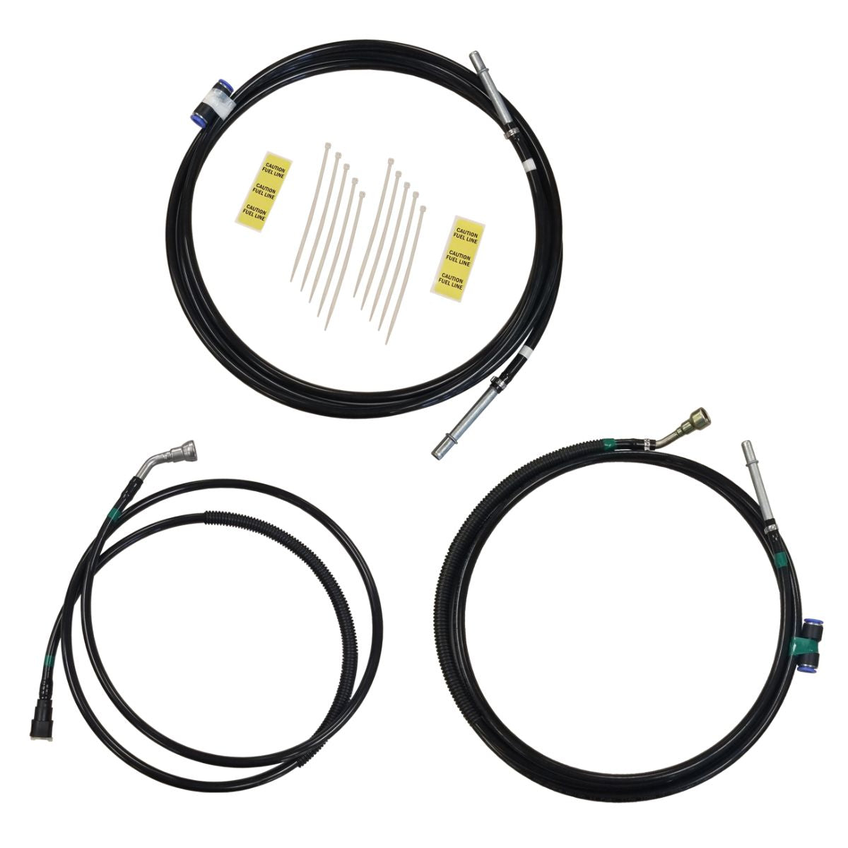 2004-05 Chevrolet Silverado GMC Sierra 5.3L w/Flex (Fuel Rail To Tank) Supply & Vapor Nylon Fuel Line Kit