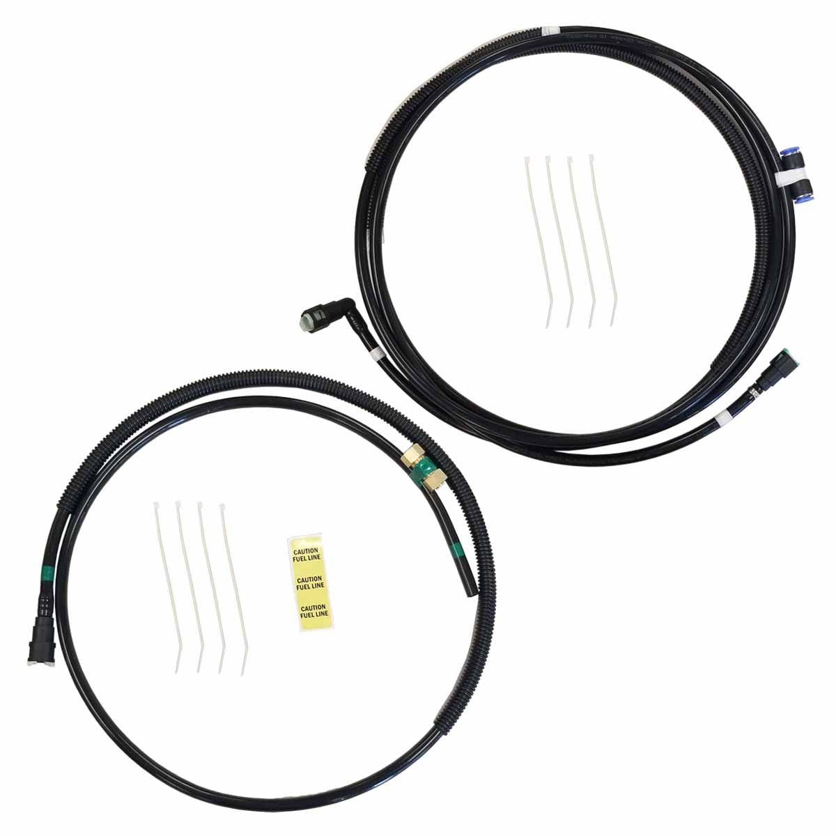2007-14 Chevrolet Silverado GMC Sierra 5.3L 6.0L 6.2L Supply and Fuel Vapor Lines Nylon Fuel Line Kit Mid Section