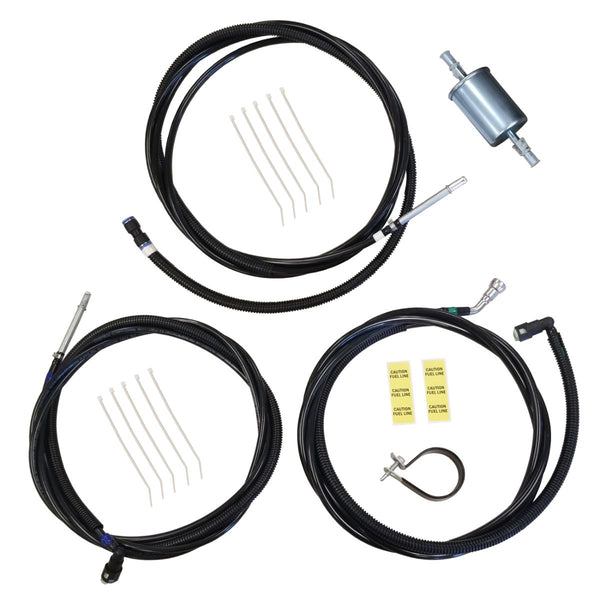 2000-05 Chevrolet Monte Carlo Impala 3.8L Only Supply Return & Vapor Nylon Fuel Line Kit Filter To Engine