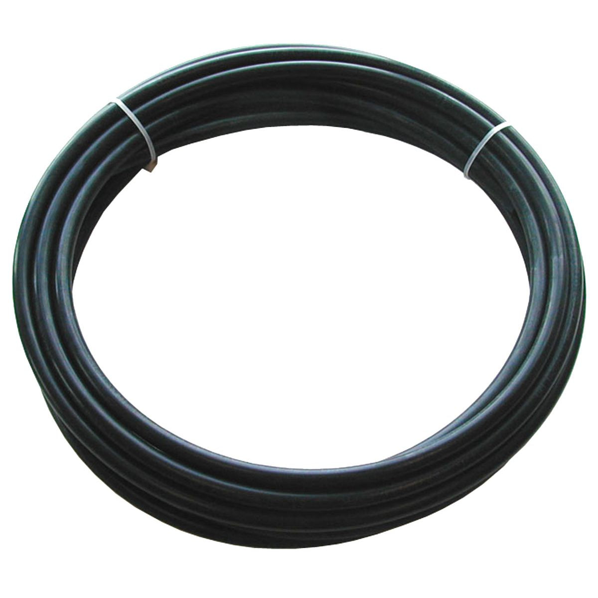 3/8" 10mm Black Nylon Fuel Injection Supply Vapor Or Return Line Tubing 25ft.
