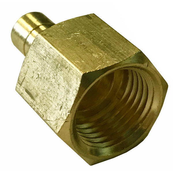 10mm Black Nylon Plastic Fuel Injection Tube To 3/8" Fuel Injection Brass Female Fitting 1pc