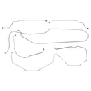 1971-72 Oldsmobile Cutlass 442 F85 Convertible Power Disc Complete Brake Line Kit 7pc, OE Steel