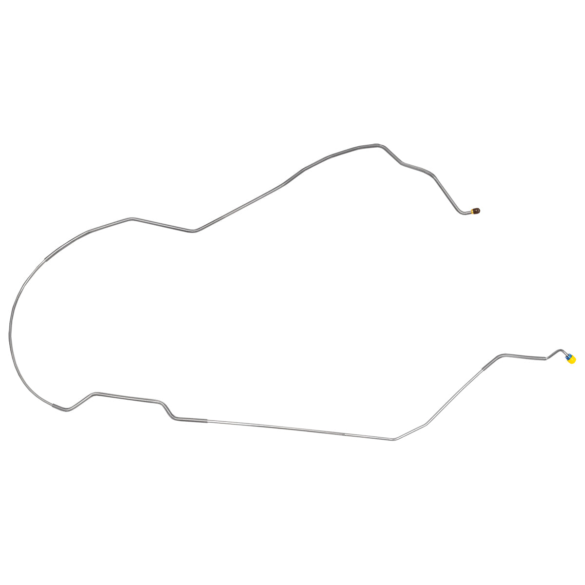 1971-72 Oldsmobile Cutlass 442 F85 Hardtop Power Or Manual Disc F to R Brake Line 1pc, OE Steel