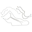 1973-75 Oldsmobile Cutlass 442 W-30 Power Disc Complete Brake Line Kit 7pc, OE Steel