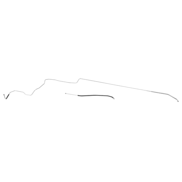 1968-69 Oldsmobile Cutlass 442 Convertible (PS Routing) 3/8" Main Fuel Lines 2pc, OE Steel
