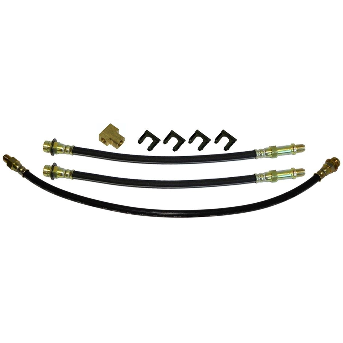 1961-65 Oldsmobile Full size 88 98 Front Drum 3 Hose Kit 8pc