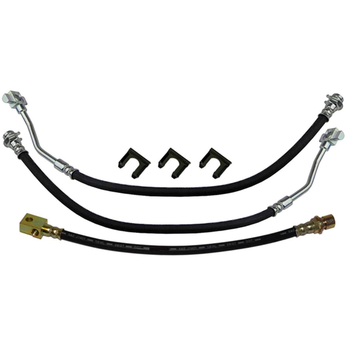 1981-86 Chevrolet / GMC K10/K20 Truck, Blazer, Jimmy, Suburban 4wd 1/2-3/4 Ton- Front Disc / Rear Drum 3 hose Kit. 6pc