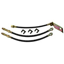 1967 Ford Mustang / Cougar - Front Disc Brakes Rear Drum hose Kit. Front disc brakes. 6 pc