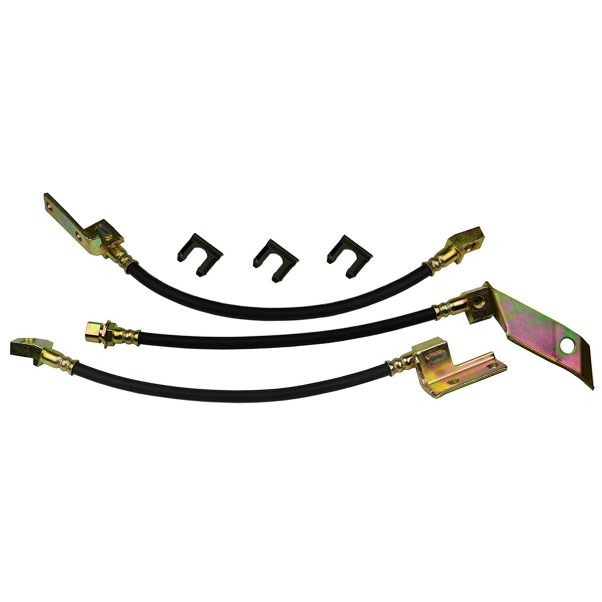 1968-70 Ford Mustang Mercury Cougar Front Disc Brakes Hose Kit 6pc