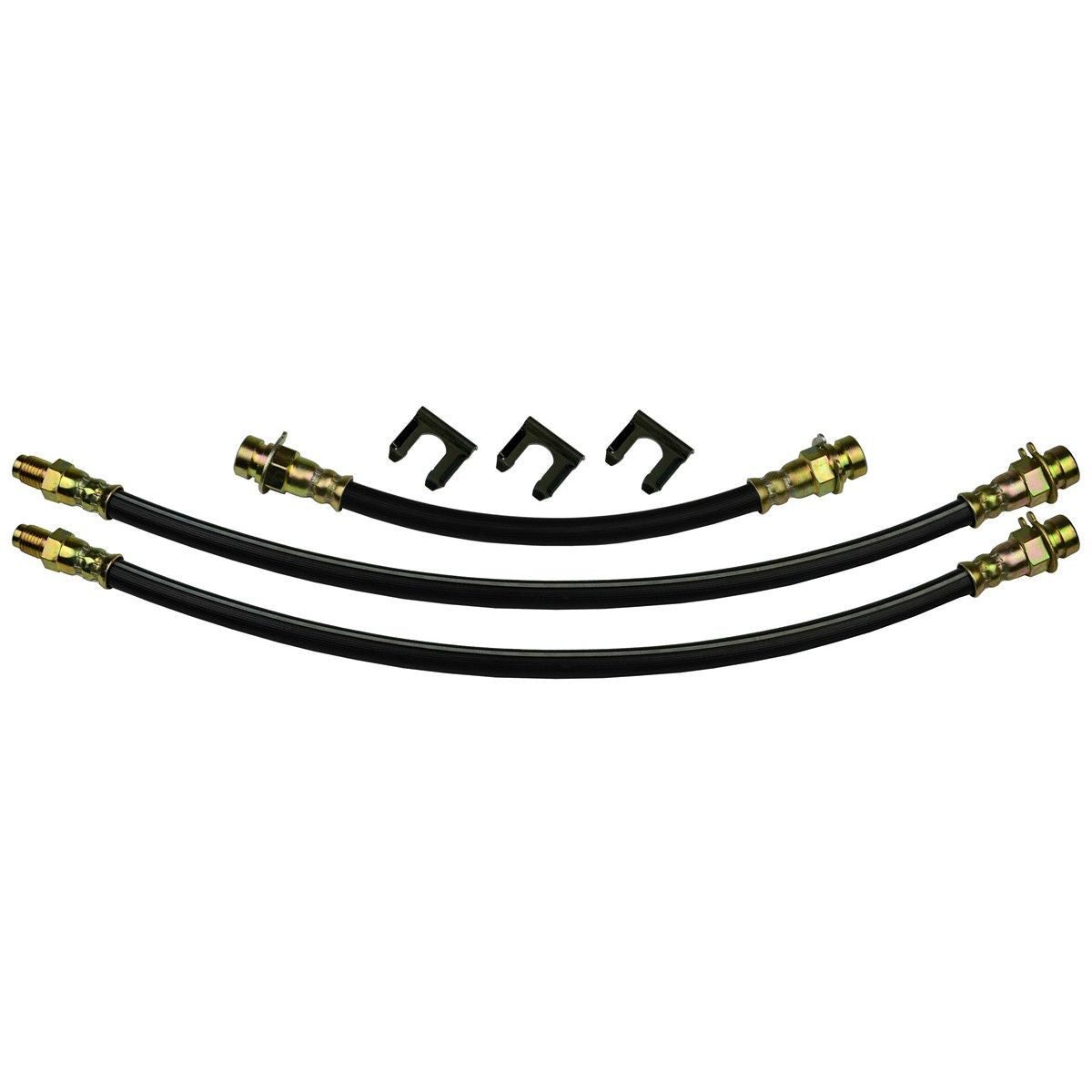 1939-48 Ford Passenger Car - Front Drum Brake Rear Drum 3 hose Kit. 7pc