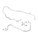 1991-1992 Oldsmobile Custom Cruiser Wagon, Power Disc Rear Drum, Front Brake Line Kit, 4pc - OE Steel