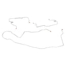 1991-1992 Oldsmobile Custom Cruiser Wagon, Power Disc Rear Drum, Mid Chassis Brake Line Kit, 3pc - OE Steel
