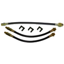 1966-68 Pontiac Catalina, Bonneville - Front Drum / Rear Drum 3 hose Kit. For cars with 12 " front drums - rear tee on hose. 6pc