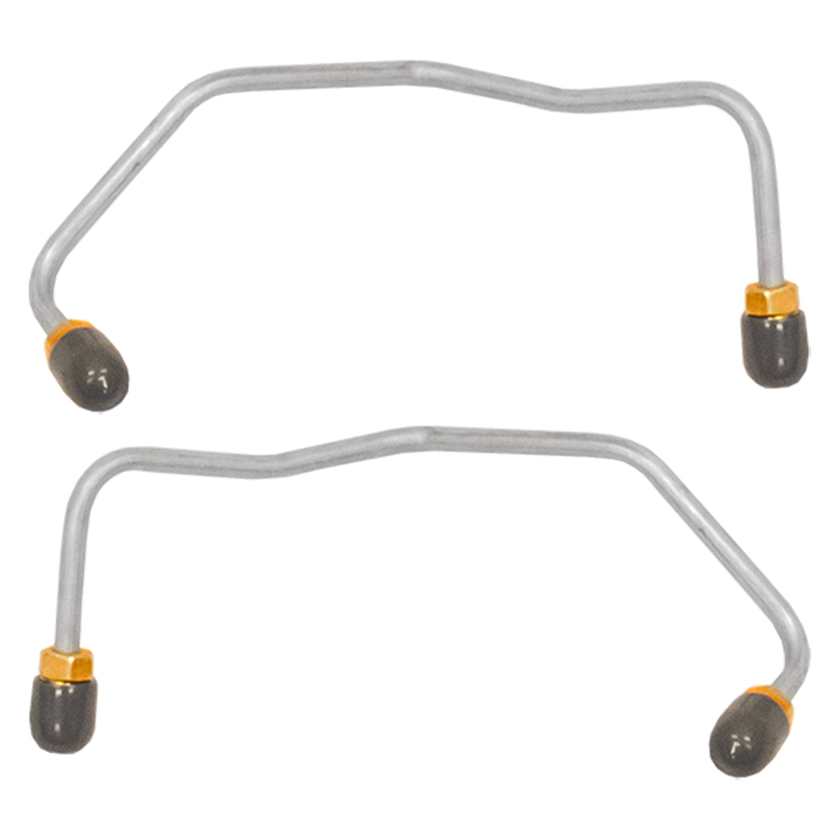 1967-72 Plymouth Barracuda Valiant 3/16" Caliper Crossover Tubes 2pc, OE Steel