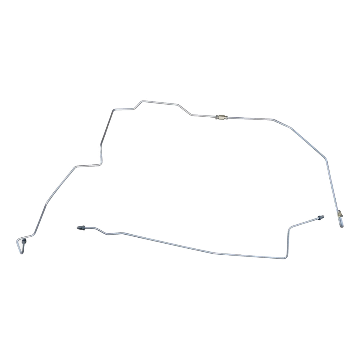 2000-05 Pontiac Grand Am GT/SE Four-Wheel Power Disc w/ABS (Top of ABS) 3/16" Right & Left Front Brake Lines 3pc, OE Steel
