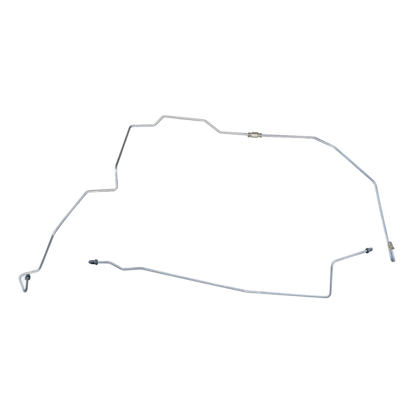 2000-05 Pontiac Grand Am GT/SE Four-Wheel Power Disc w/ABS (Top of ABS) 3/16" Right & Left Front Brake Lines 3pc, OE Steel