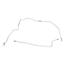 2000-05 Pontiac Grand Am GT/SE Four-Wheel Power Disc w/ABS (Top of ABS) 3/16" Right & Left Front Brake Lines 3pc, OE Steel
