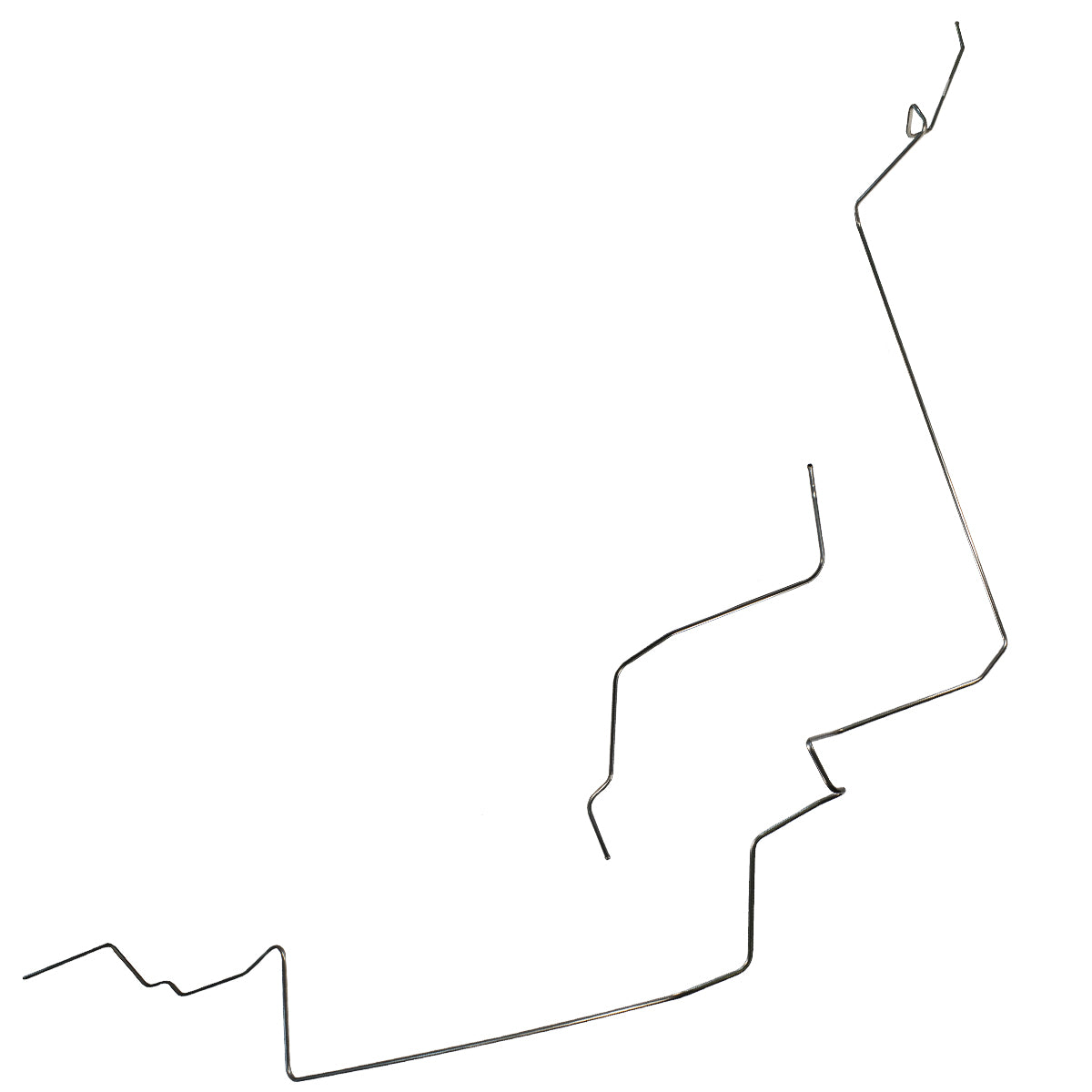 1970-71 Plymouth Duster/Valiant/Demon 108" WB 5/16" Fuel Vapor EMS Lines 2pc, OE Steel