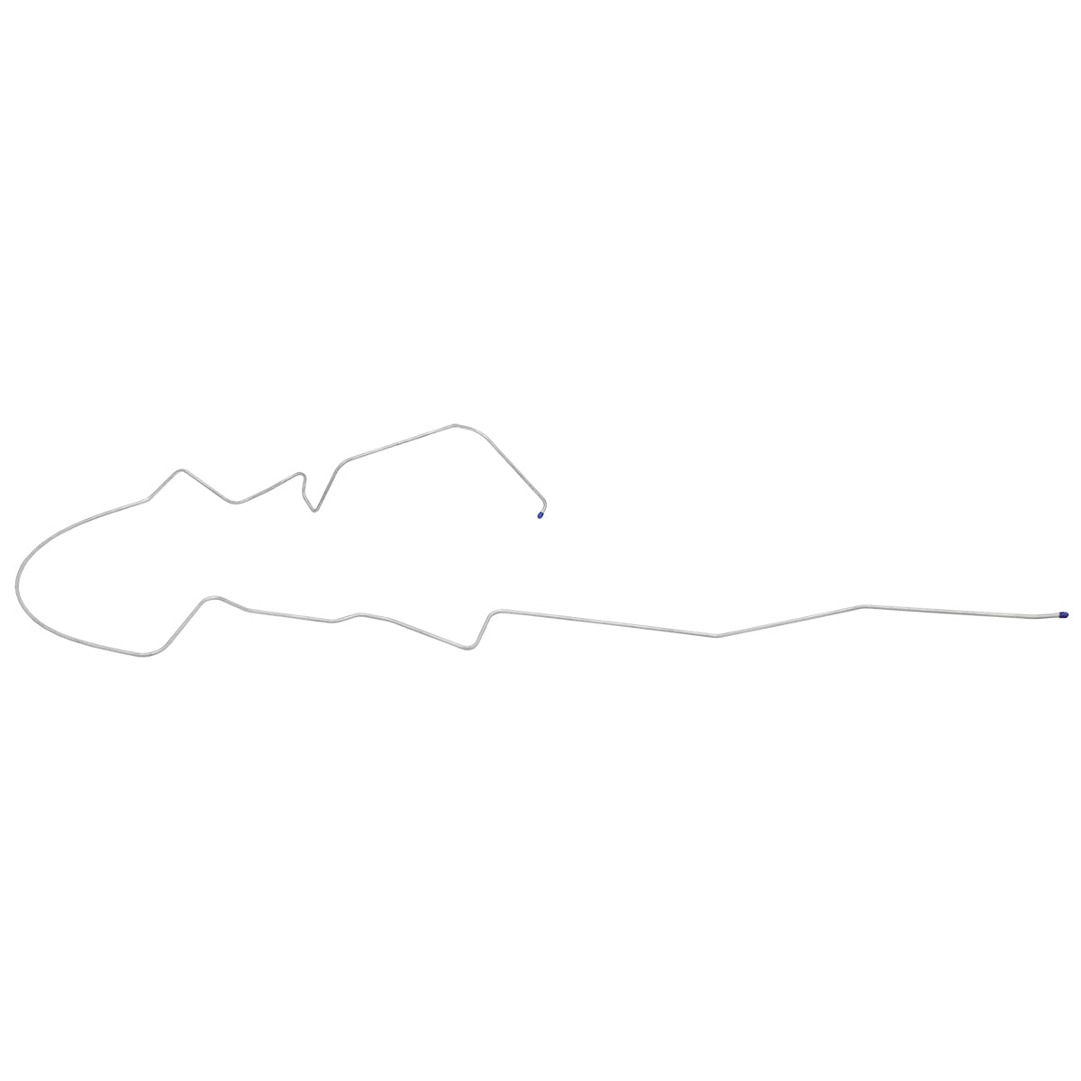 1972 Plymouth A-Body Valiant Duster Demon 108" WB 5/16" Main Fuel Line 1pc, OE Steel