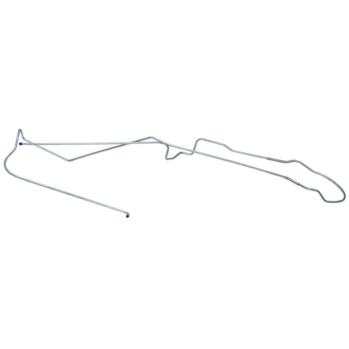 1972-74 Plymouth Cuda 3/8" Main Fuel Line 1pc, OE Steel