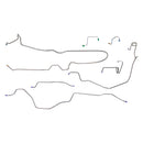 1979-80 Pontiac Firebird/TA w/Four-Wheel Disc and Sway Bar Complete Brake Line Kit 7pc, OE Steel